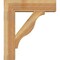 Ekena Millwork Funston Block Rough Sawn Bracket w/ Offset Brace, Western Red Cedar, 8"W x 28"D x 32"H BKT0806X28X32FST05RWR - alternate 4